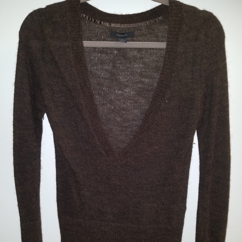 Brown sweater